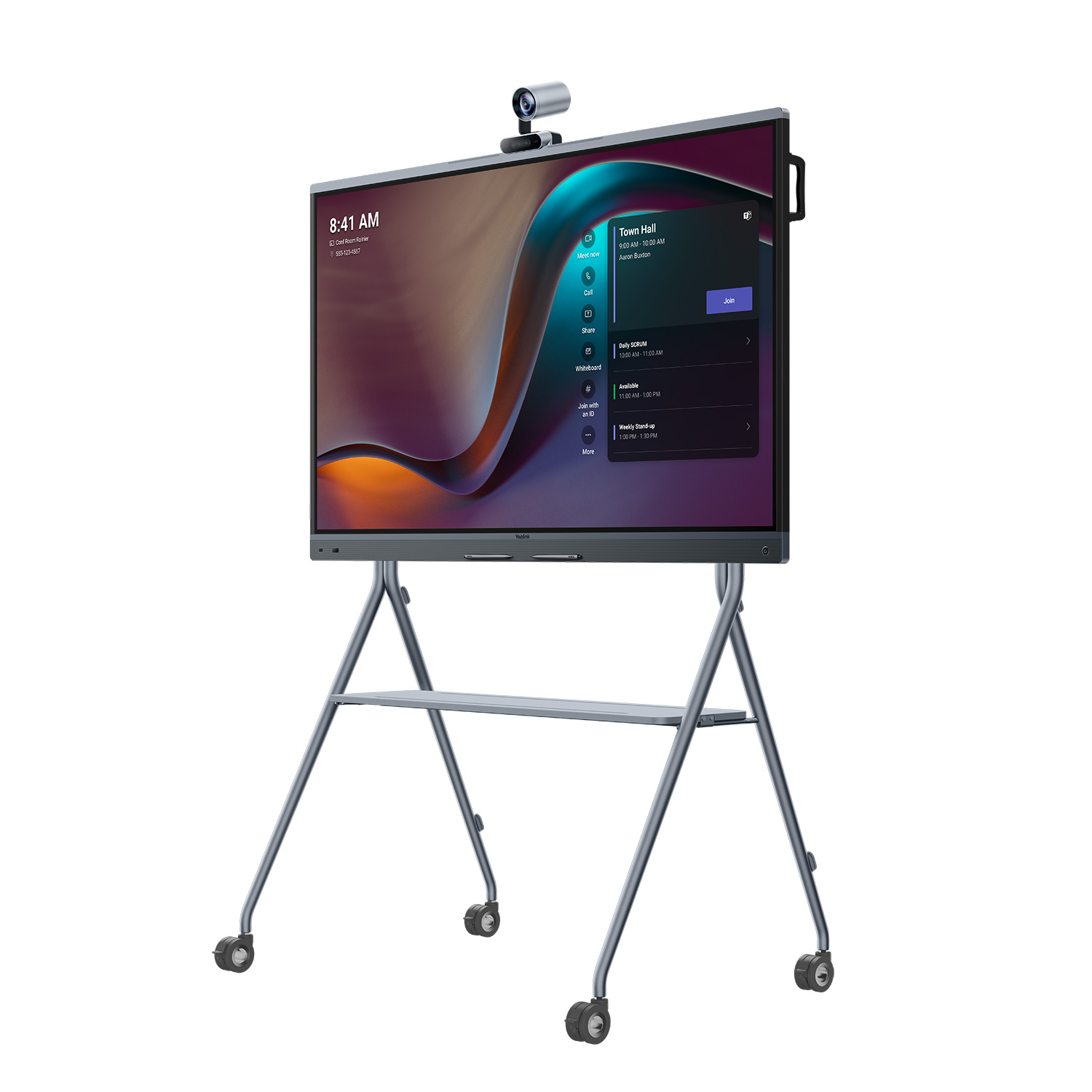 6-Yealink-MeetingBoard-Pro-MB-12X-cart-side